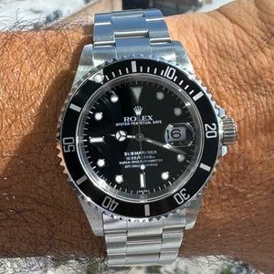 Rolex Submariner Stainless 40mm Black Dial 16610